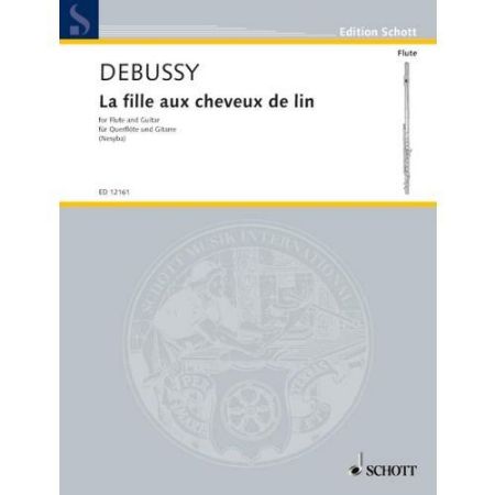 DEBUSSY:LA FILLE AUX CHEVEUX DE LIN FOR DLUTE AND GUITAR