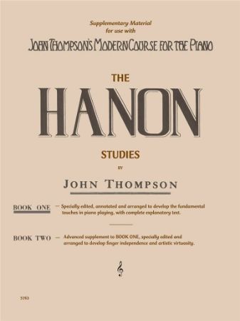 THOMPSON:THE HANON STUDIES BOOK ONE