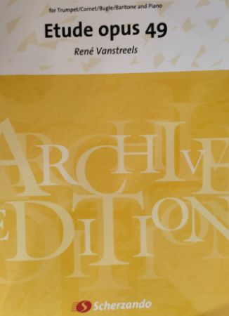 VANSTREELS:ETUDE OP.49 TRUMPET/BARITONE AND PIANO