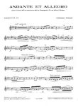 BALAY:ANDANTE ET ALLEGRO CORNET OU SAXHORN OU TROMPETTE ET PIANO