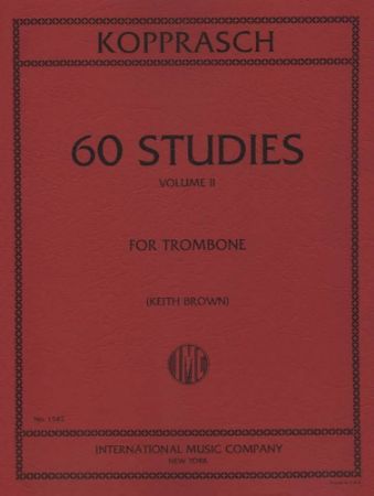 KOPPRASCH:60 STUDIES FOR TROMBONE VOL.2