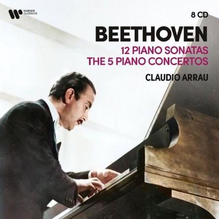 BEETHOVEN:12 PIANO SONATAS/THE 5 PIANO CONCERTOS/ARRAU 8CD