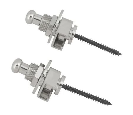 Framus & Warwick - S-Style Security Lock System, Set (2 pcs) - Nickel