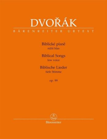DVORAK:BIBLICAL SONGS OP.99 LOW VOICE