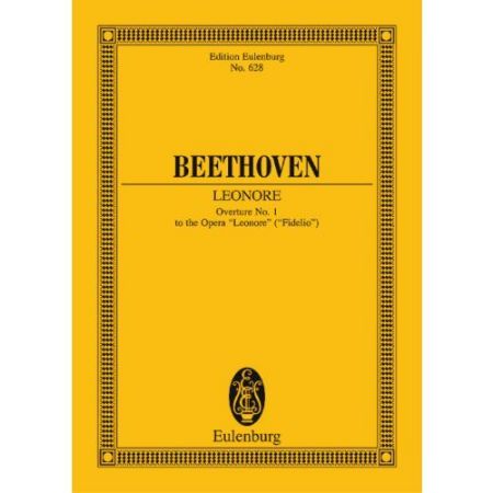 BEETHOVEN:OVERTURE LEONORE NO.1 STUDY SCORE
