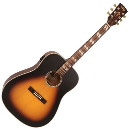 Vintage elektro ak. kitara VE140VSB Historic Series Dreadnought Vintage Sunburst