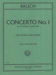 BRUCH:VIOLIN CONCERTO G-MINOR OP.26 VIOLIN AND PIANO (FRANCESCATTI)