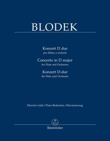 BLODEK:FLUTE CONCERTO D-DUR FLUTE AND PIANO