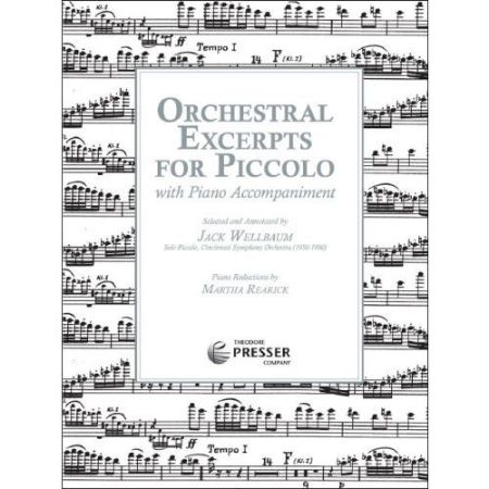 ORCHESTRAL EXCERPTS FOR PICCOLO WITH PIANO ACCOMPANIMENT