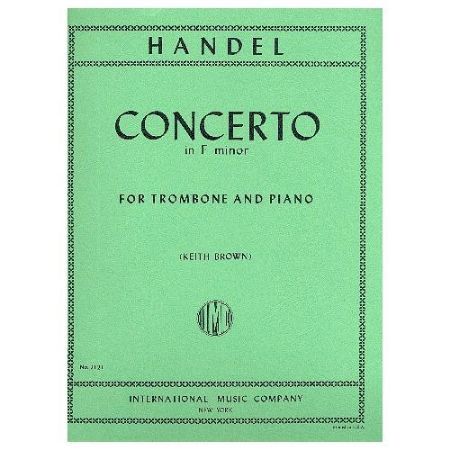 HANDEL:CONCERTO IN F MINOR FOR TROMBONE AND PIANO