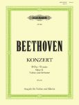 BEETHOVEN:VIOLIN KONZERT D-DUR OP.61 VIOLIN AND PIANO (FLESCH)