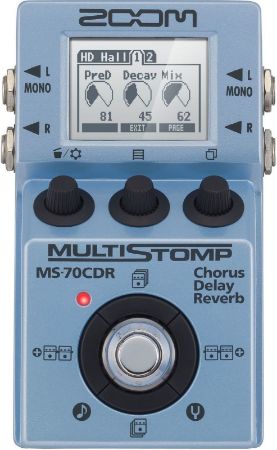 ZOOM KITARSKI PROCESOR MULTISTOMP CHORUS/DELAY/REVERB MS-70CDR