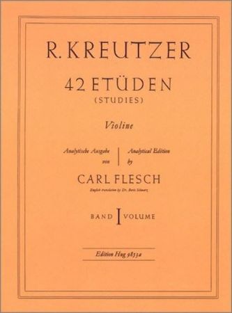 KREUTZER:42 ETUDEN/STUDIES VOL.1 (FLESCH)