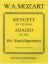 MOZART:MENUETT KV 355,ADAGIO KV 540 STRING QUARTET