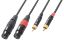 Pd CONNEX KABEL CX68-3 2x XLR Female-2x RCA Male 3.0m