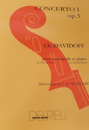 DAVIDOFF:CELLO CONCERTO NO.1 OP.5 CELO AND PIANO