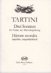 TARTINI:DREI SONATEN FUR VIOLINE MIT KLAVIERBEGLEITUNG