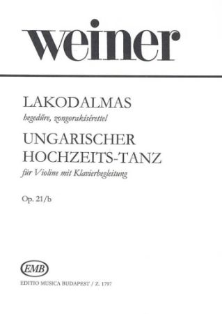 WEINER:UNGARISCHER HOCHZEITS-TANZ OP.21/b VIOLIN MIT KLAVIER