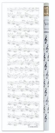 DP DARILNI SET NOTNI ZAPIS Z MAGNETOM IN SVINČNIKOM