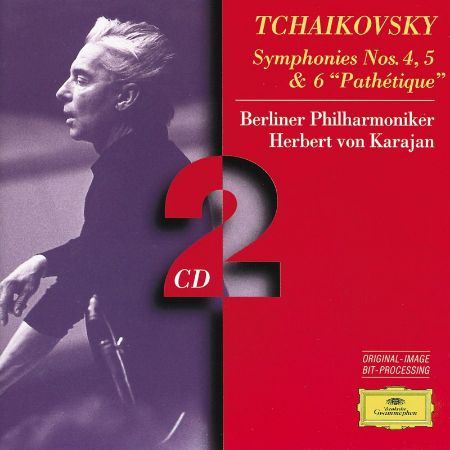 TCHAIKOVSKY:SYMPHONIES NOS 4,5,6/KARAJAN 2CD