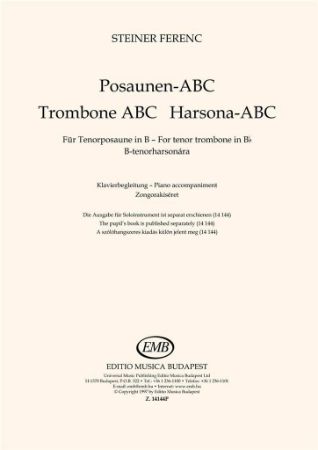 STEINER:POSAUNEN ABC PIANO ACCOMPANIMENT