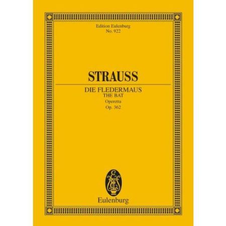 STRAUSS J.:DIE FLEDERMAUS STUDY SCORE