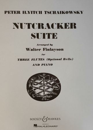 TCHAIKOVSKY:NUTCRACKER SUITE THREE FLUTES AND PIANO