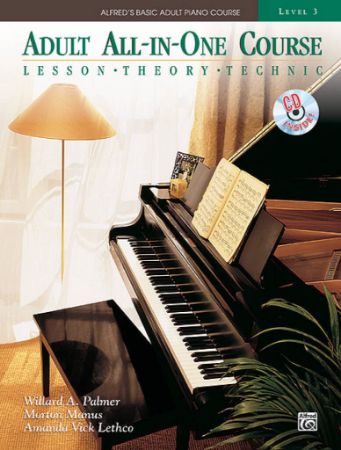 PALMER:ALFRED'S BASIC ADULT PIANO COURSE ADULT ALL IN ONE COURSE LEVEL 3 +CD