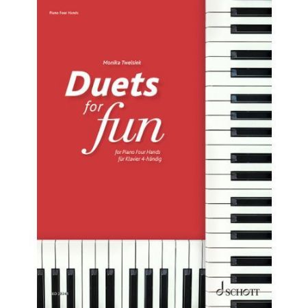 TWELSIEK:DUETS FOR FUN FOR 4 HANDS