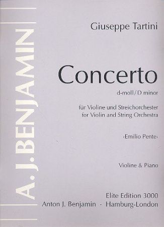 TARTINI:CONCERTO FOR VIOLIN AND PIANO D-MOLL