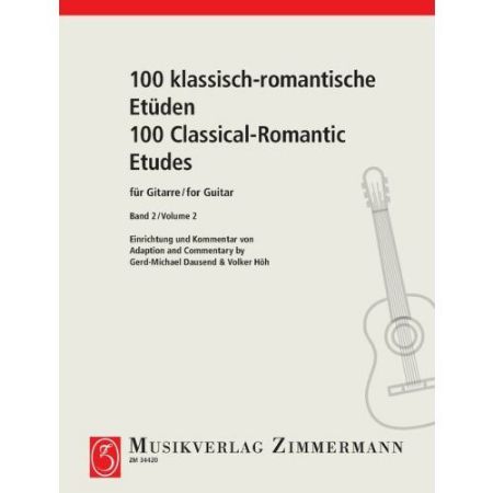 100 CLASSICAL ROMANTIC ETUDES FOR GUITAR VOL.2