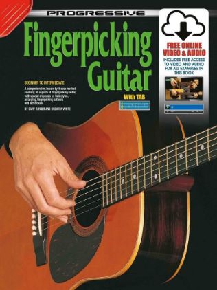 TURNER:FINGERPICKING GUITAR WITH TAB + AUDIO,VIDEO ACCESS