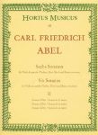 ABEL:SIX SONATAS FOR (VIOLIN,FLUTE)AND BASSO CON.2/4-6