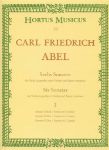ABEL:SIX SONATAS (VIOLIN,FLUTE)AND BASSO CON. 1/1-3