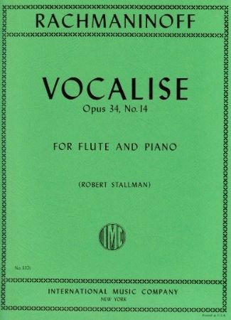 RACHMANINOFF:VOCALISE OP.34,NO.14 FLUTE AND PIANO
