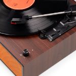 Audizio gramofon Reno Record Player Retro Copper