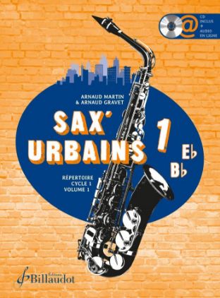 MARTIN/GRAVET:SAX'URBAINS VOL.1 + CD + AUDIO ONLINE