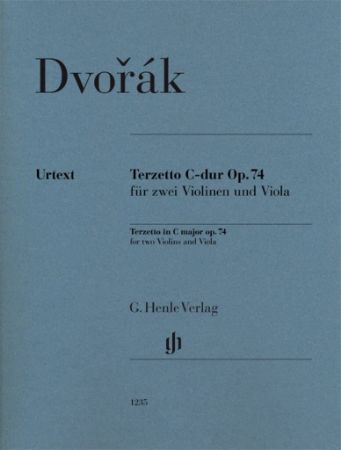 DVORAK:TERZETTO C-DUR OP.74 TWO VIOLINS AND VIOLA
