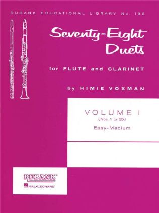 VOXMAN:78 DUETS FOR FLUTE AND CLARINET VOL.1