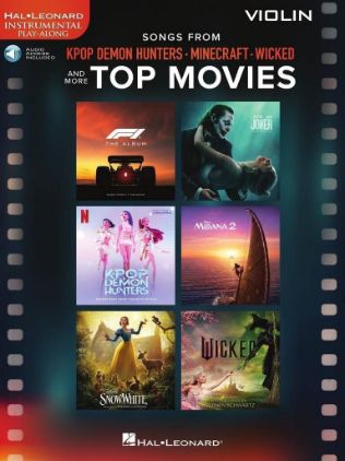 SONGS FROM KPOP DEMON HUNTERS,MINECRAFT,WICKED PLAY ALONG VIOLIN + AUDIO ACCESS