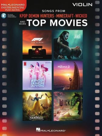 SONGS FROM KPOP DEMON HUNTERS,MINECRAFT,WICKED PLAY ALONG VIOLIN + AUDIO ACCESS