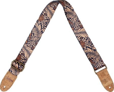 CASCHA PAS ZA KITARO Guitar Strap Vegan Cork - Midnight Jungle