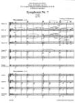 BEETHOVEN:SYMPHONY NO.7 ON ES OP.92 FULL SCORE