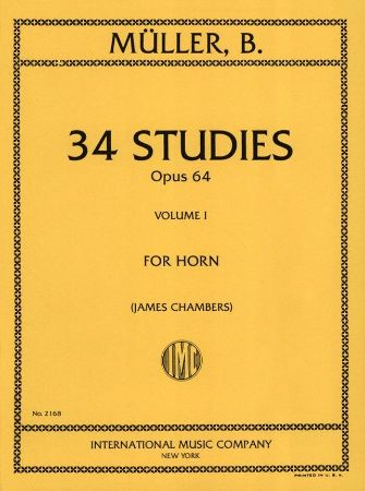 MULLER:34 STUDIES OP.64/1 FOR HORN