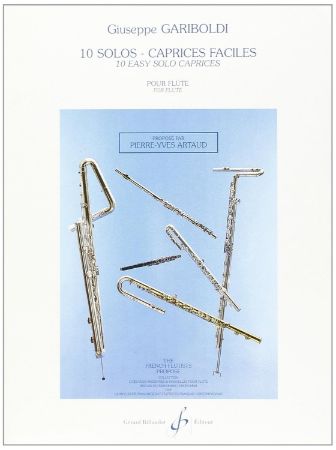 GARIBOLDI:10 SOLOS CAPRICES FACILES,FLUTE