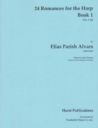 PARISH ALVARS:24 ROMANCES FOR THE HARP BOOK 1 (NO.1-12)