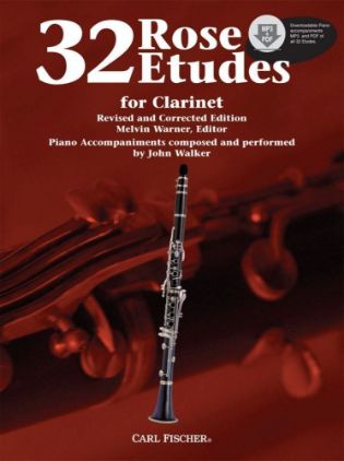 ROSE:32 ETUDES FOR CLARINET + AUDIO ACCESS
