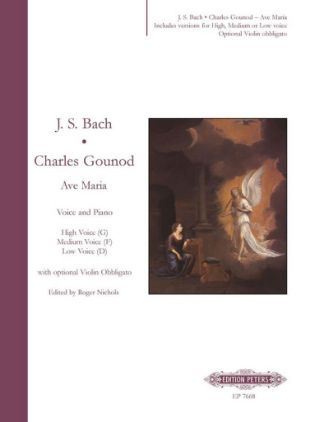 BACH/GOUNOD:AVE MARIA VOICE AND PIANO