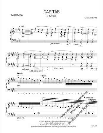 BURRITT:CARITAS FOR MARIMBA