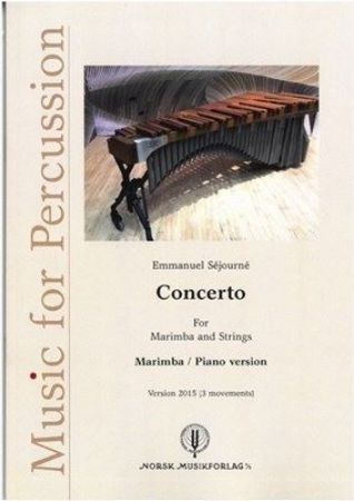 SEJOURNE:CONCERTO FOR MARIMBA AND STRINGS PIANO VERSION (2015) 3 MOVEMENTS